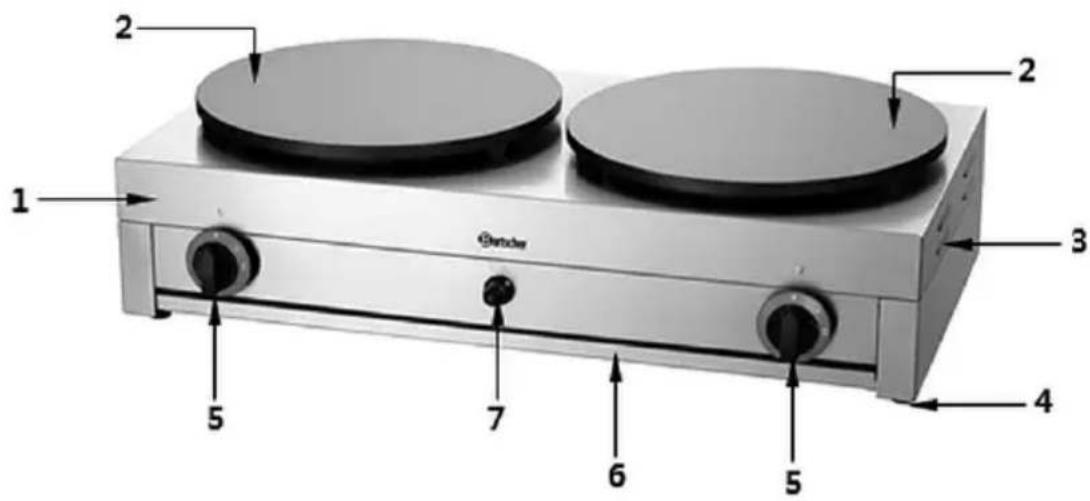 BARTSCHER 1CP400G - Éléments de l'appareil - 1