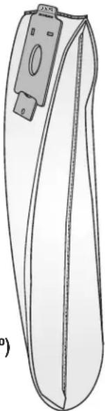 Oreck Axis Upright UK3721QPC - NO LLENE MAS ALLA DE LA LINEA INDICADA EN LA BOLSA INTERIOR DESECHABLE. - 1