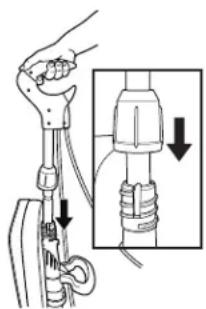 Oreck Axis Upright UK3721QPC - Ensamblaje del tubo-mango - 1