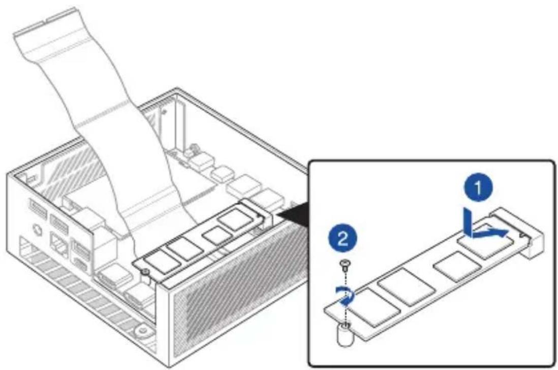 ASUS ExpertCenter PN52 - To install an M.2 SSD into the chassis - 1