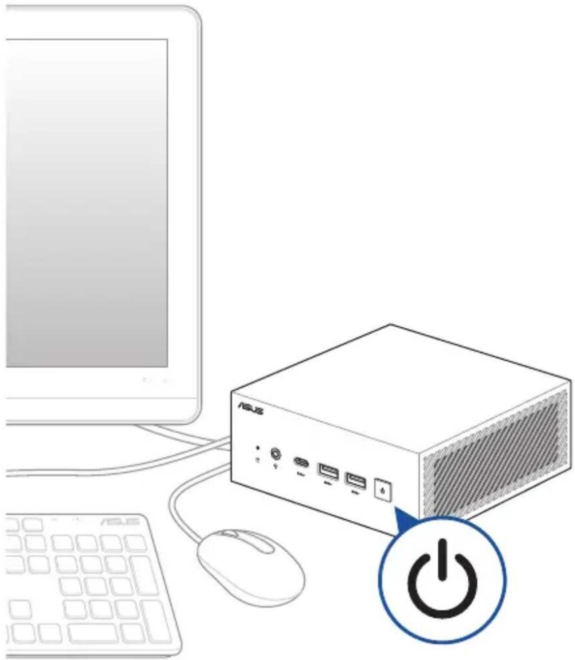 ASUS ExpertCenter PN52 - Turn on your Mini PC - 1