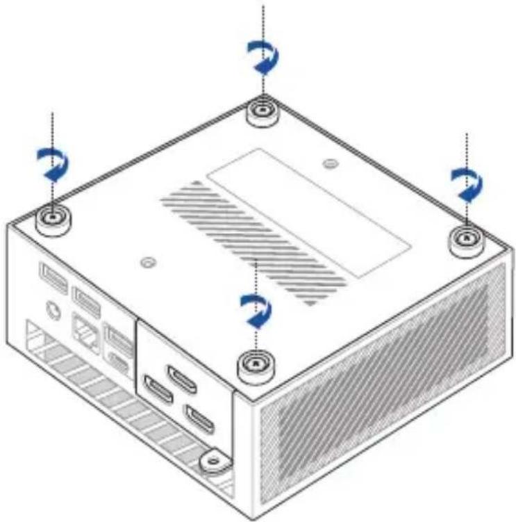ASUS ExpertCenter PN52 - Replacing the bottom cover - 2