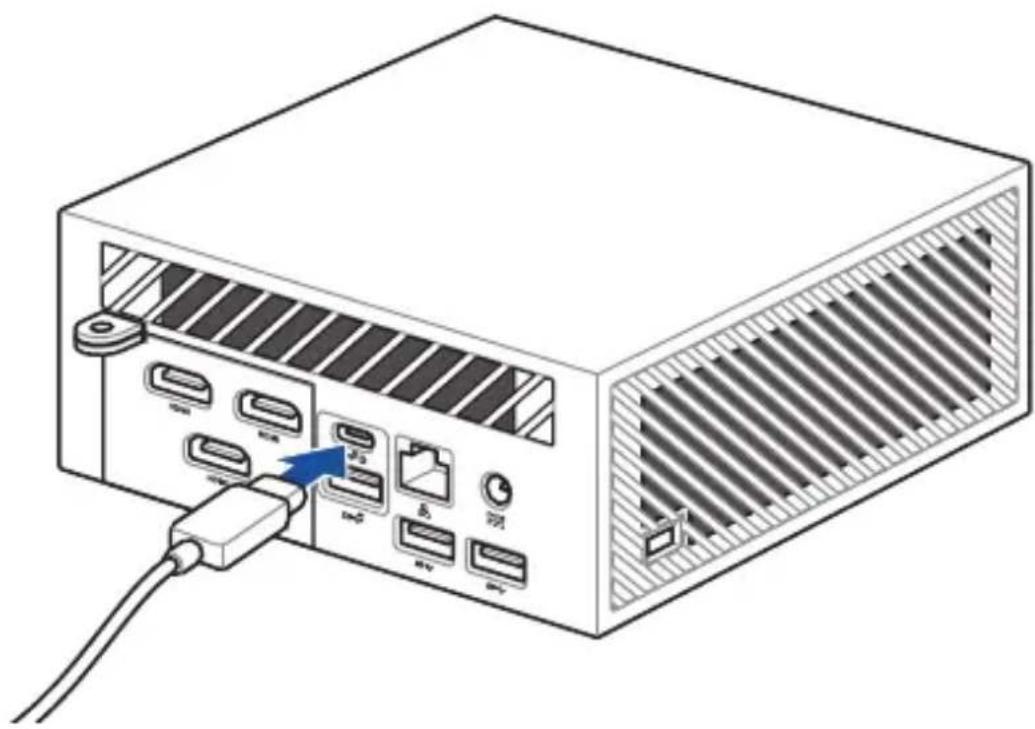ASUS ExpertCenter PN52 - To connect a display panel to your Mini PC: - 4