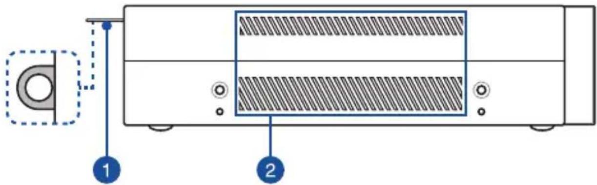 ASUS PB61V - Left view - 1