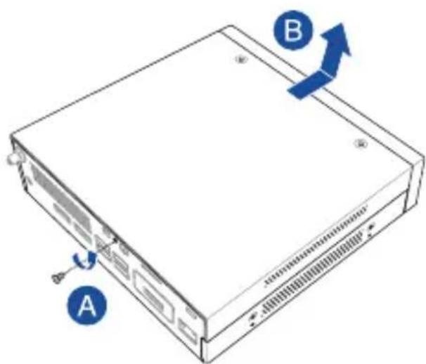 ASUS PB61V - Removing the top cover - 1