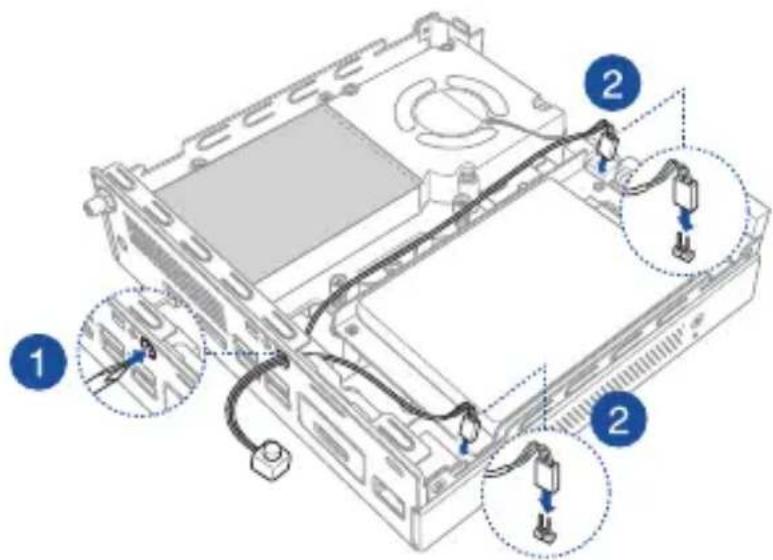ASUS PB61V - Installing an external button - 1