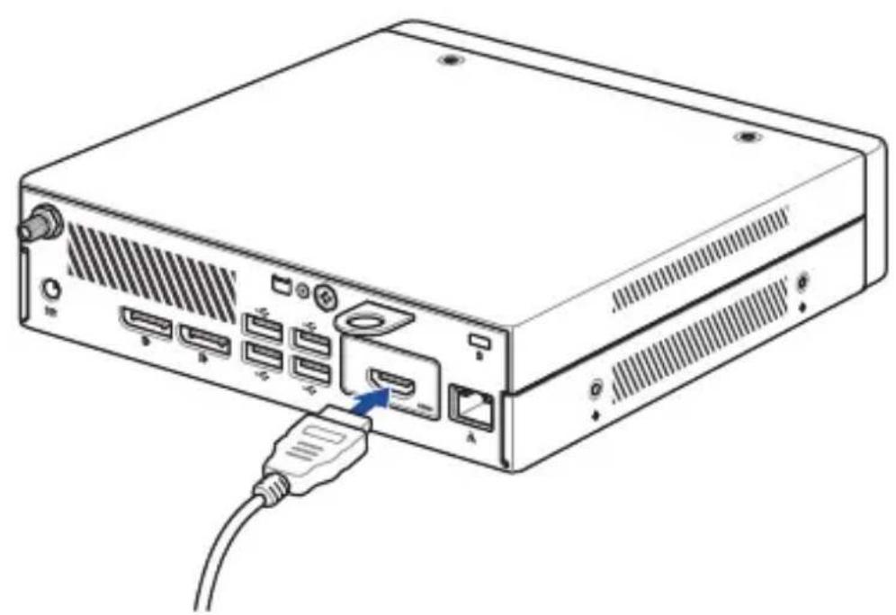 ASUS PB61V - To connect a display panel to your Mini PC: - 3