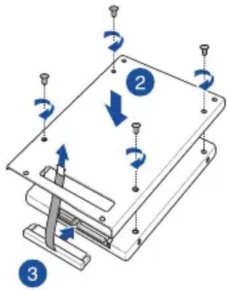 ASUS PB61V - Installing 2.5" HDD or SSD - 2