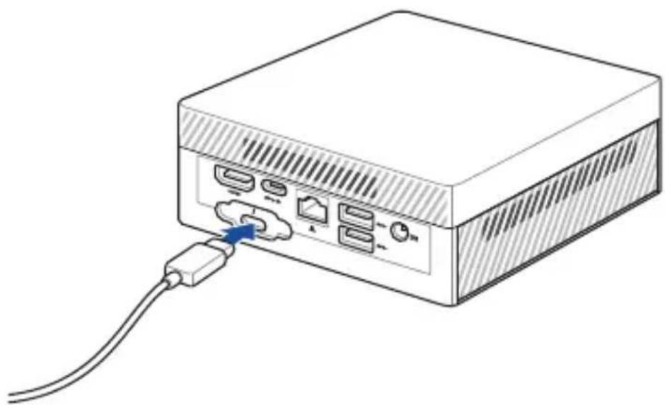 ASUS PN61S - To connect a display panel to your Mini PC: - 3