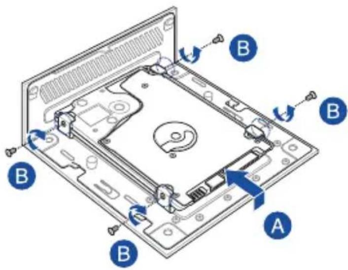 ASUS PN61S - Installing 2.5" HDD or SSD - 1