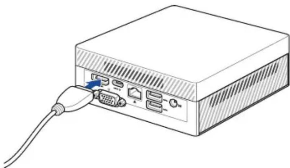 ASUS PN61S - Pour connecter un périphérique d'affichage externe à votre mini PC : - 2