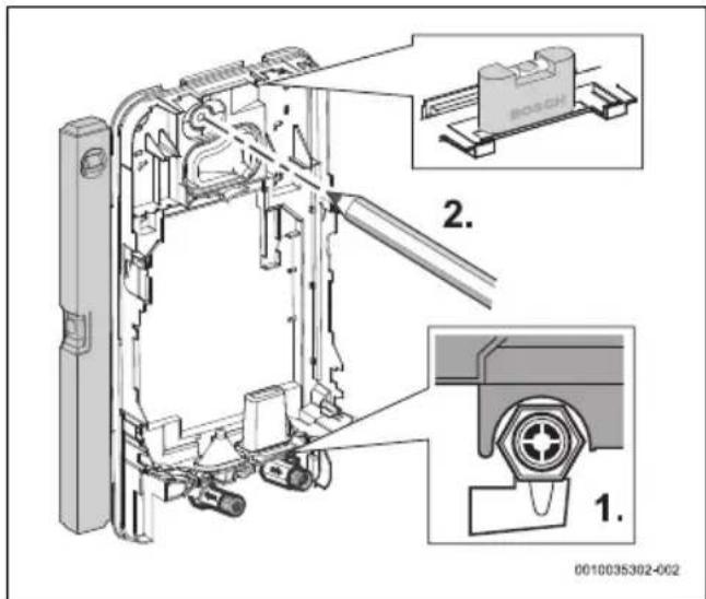 BOSCH Tronic Comfort Plus TR5001R - Mocowanie urządzenia do ściany - 2