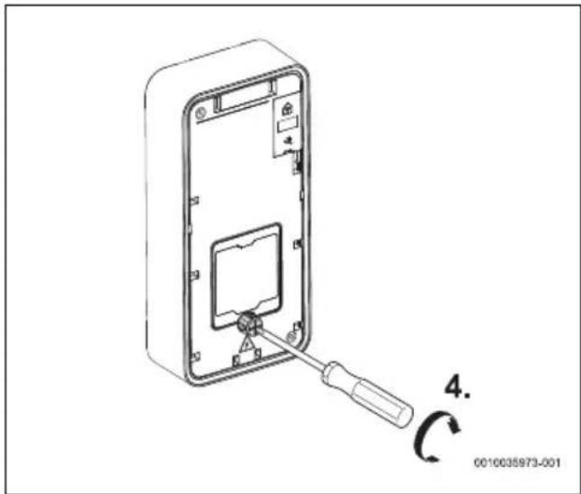 BOSCH Tronic Comfort Plus TR5001R - Podłączanie kabla panelu obsługi - 4