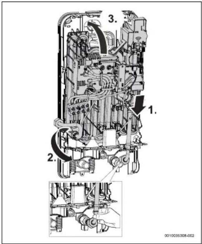 BOSCH Tronic Comfort Plus TR5001R - Montaż bloku hydraulicznego - 1