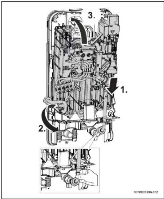 BOSCH Tronic Comfort Plus TR5001R - Montage des Hydraulikblocks - 1