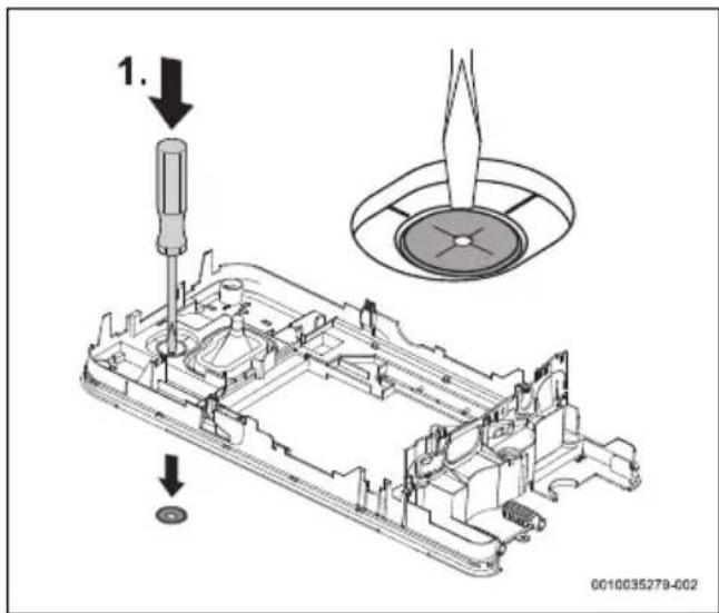 BOSCH Tronic Comfort Plus TR5001R - Mocowanie urządzenia do ściany - 1