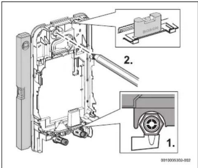 BOSCH Tronic Comfort Plus TR5001R - Gerät an der Wand montieren - 2