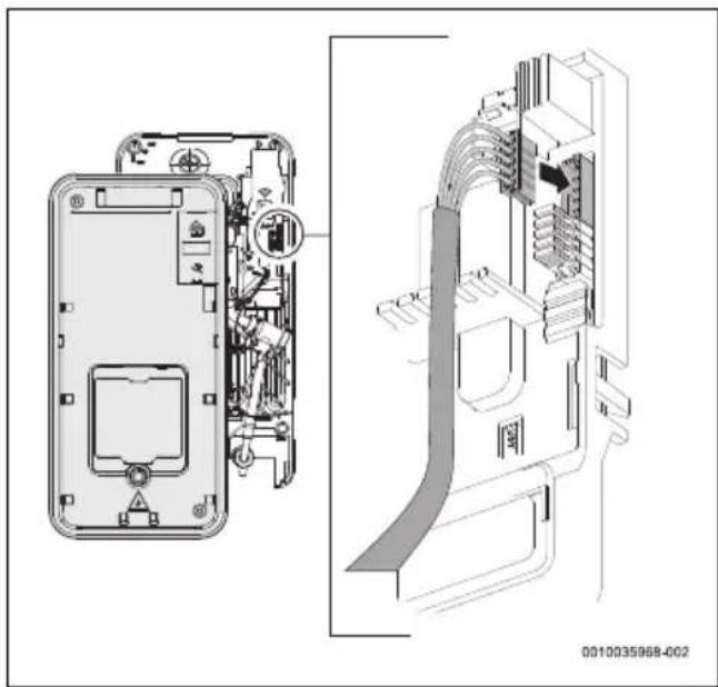 BOSCH Tronic Comfort Plus TR5001R - Raccorder le câble du tableau de commande - 2