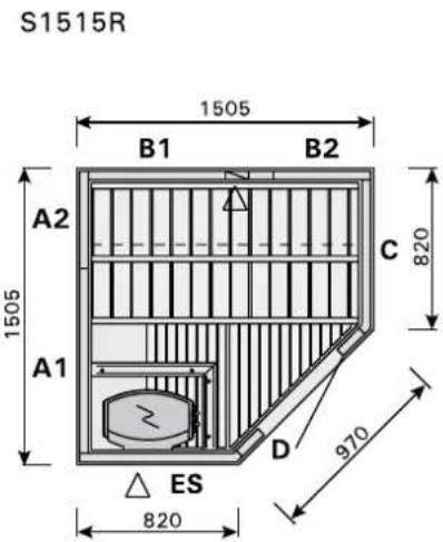 HARVIA Variant S2020R - INSTALACJA LAMPY W SAUNIE - 2