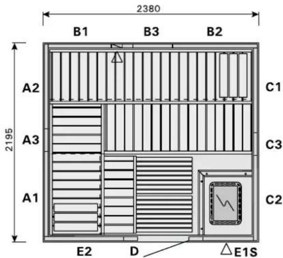 HARVIA Variant S2020R - INSTALACJA LAMPY W SAUNIE - 19