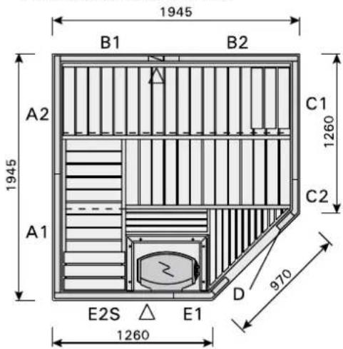 HARVIA Variant S2020R - INSTALACJA LAMPY W SAUNIE - 7