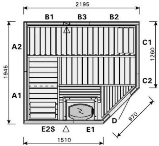 HARVIA Variant S2020R - INSTALACJA LAMPY W SAUNIE - 9