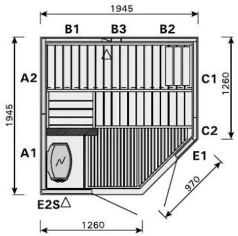 HARVIA Variant S2020R - INSTALACJA LAMPY W SAUNIE - 24