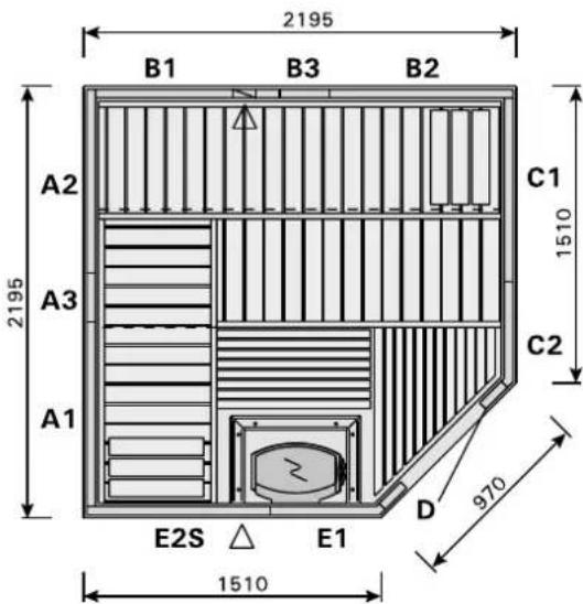 HARVIA Variant S2020R - INSTALACJA LAMPY W SAUNIE - 14