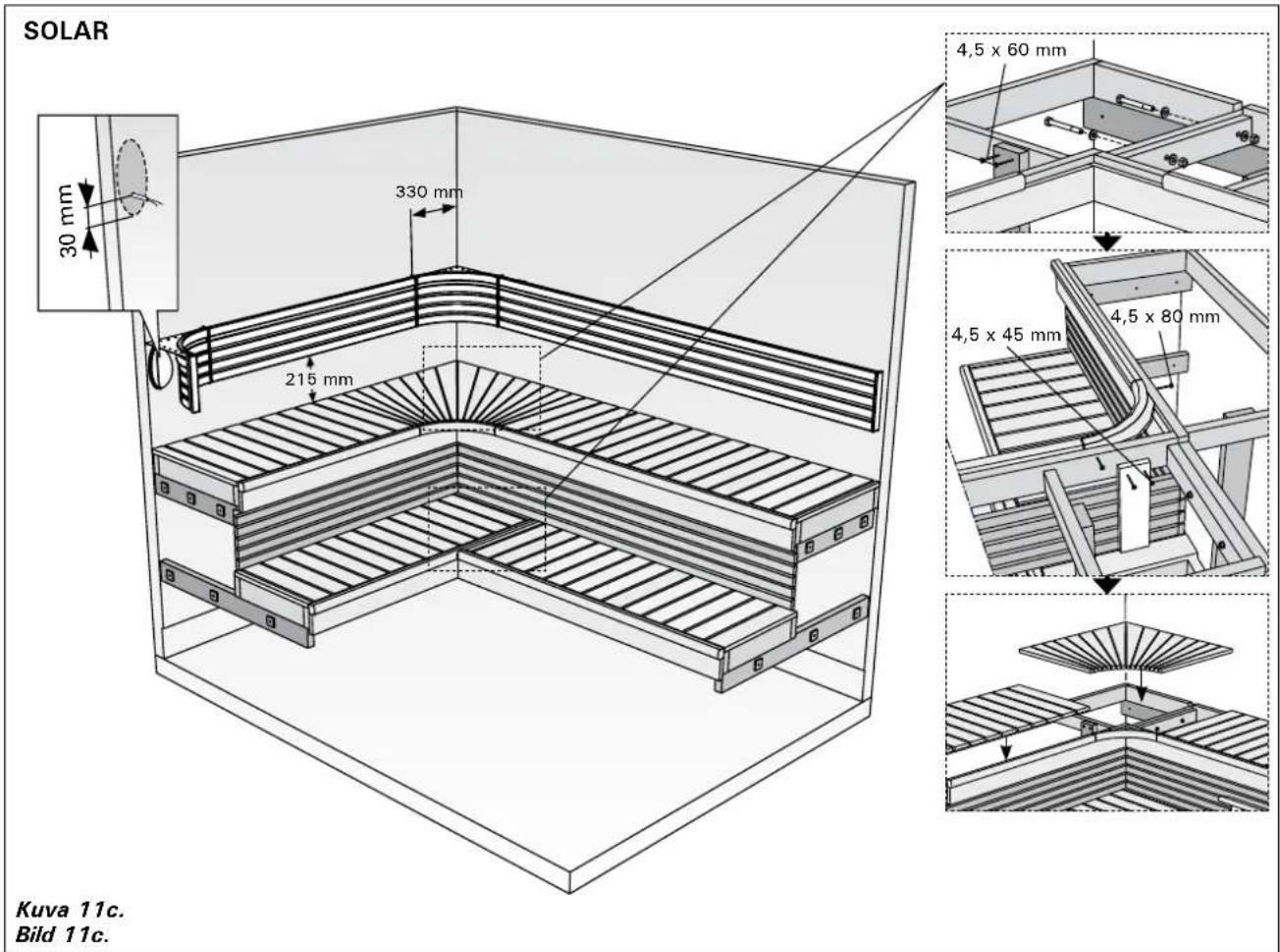 HARVIA Variant S2020R - Montering av lave - 5