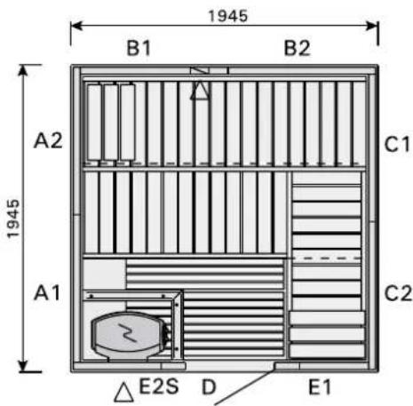 HARVIA Variant S2020R - INSTALACJA LAMPY W SAUNIE - 6
