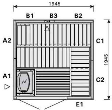 HARVIA Variant S1515R - INSTALACJA LAMPY W SAUNIE - 23