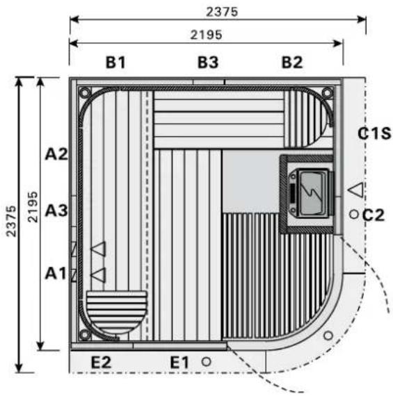 HARVIA Variant S1515R - YCTAHOBKA OCBELEHNCAVHbI - 25