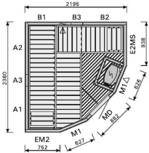 HARVIA Variant S1515R - YCTAHOBKA OCBELEHNCAVHbI - 32