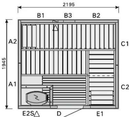 HARVIA Variant S1515R - INSTALACJA LAMPY W SAUNIE - 8