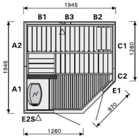 HARVIA Variant S1515R - INSTALACJA LAMPY W SAUNIE - 24