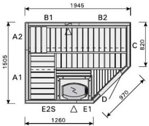 HARVIA Variant S1515R - INSTALACJA LAMPY W SAUNIE - 5