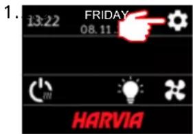 HARVIA C170400VKK - Erstes Wochenprogramm - 1