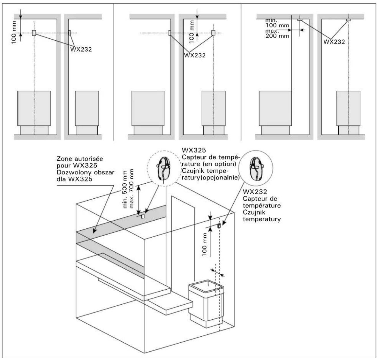 HARVIA C170400VKK - Piece montowane na podchodze (zob. rys. 10) - 2