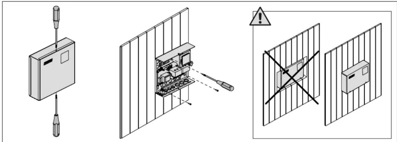 HARVIA C170400VKK - Installieren des Steuergeräts - 1