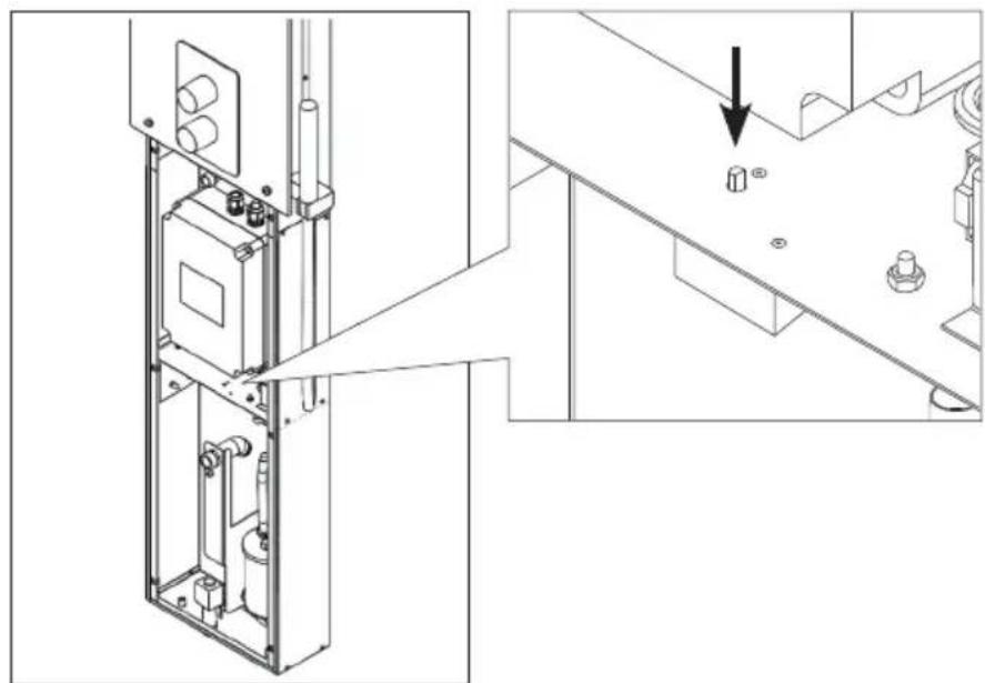 HARVIA Nova SWA30U1XA - De beveiliging gegen oververhitting resetten - 3