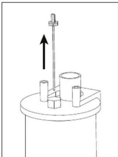 HARVIA Nova SWA30U1XA - Cleaning the water level sensor - 3