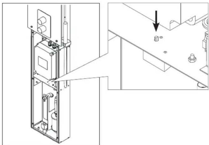 HARVIA Nova SWA30U1XA - Réinitialisation du fusible de surchauffe - 3