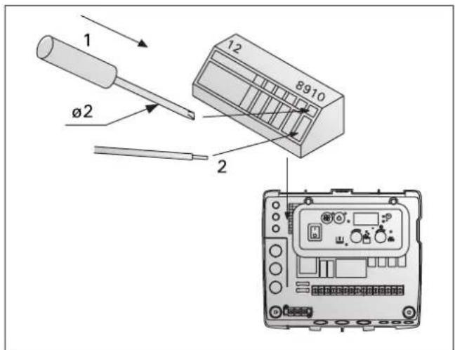 HARVIA C105400S - Entfernen des Deckels - 3