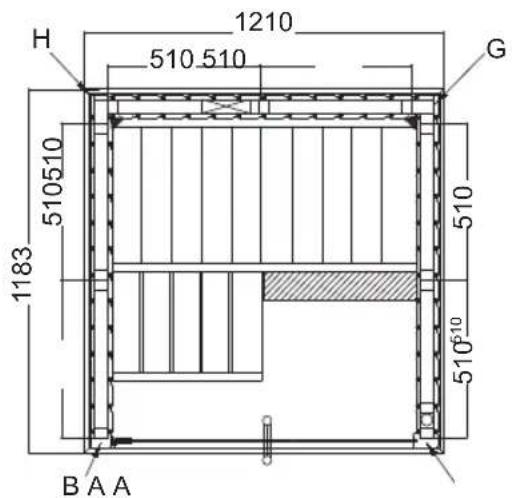 HARVIA Variant View S2020SV - Przegląd wariantów Mini S1212SV - 1