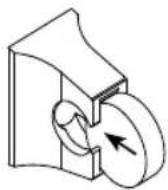 HARVIA SAB00102 - Montage deursensor - 2