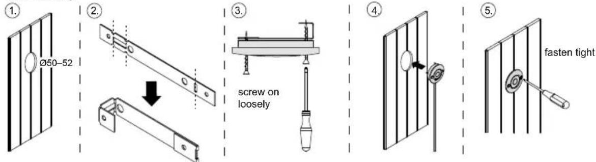 HARVIA SAB00102 - Installing the button - 1