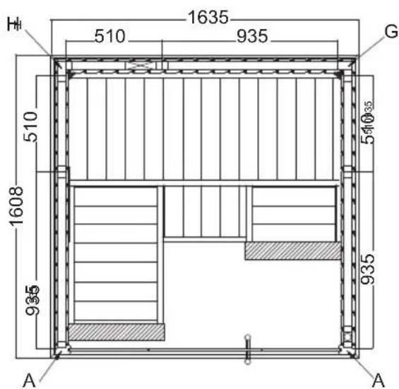 HARVIA Variant View S1620SV - Variant View Small S1616SV - 1