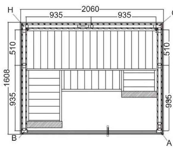HARVIA Variant View S1212SV - Variant View Small S1616SV - 3