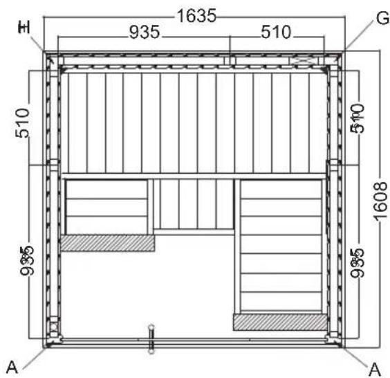 HARVIA Variant View S1212SV - Variant View Small S1616SV - 2