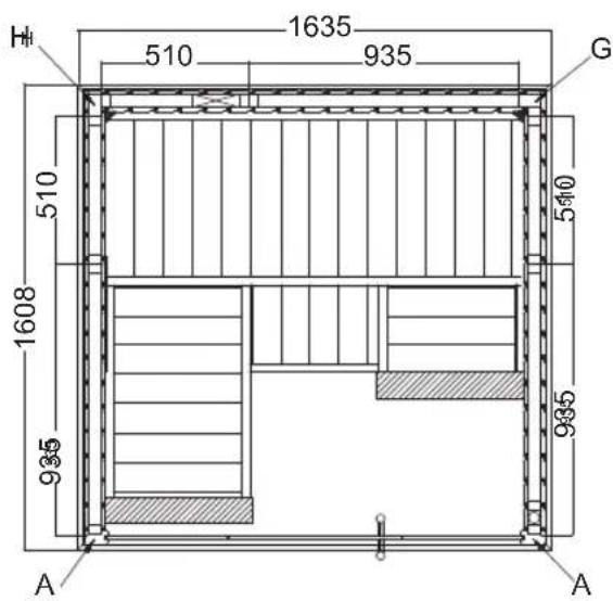 HARVIA Variant View S1212SV - Variant View Small S1616SV - 1